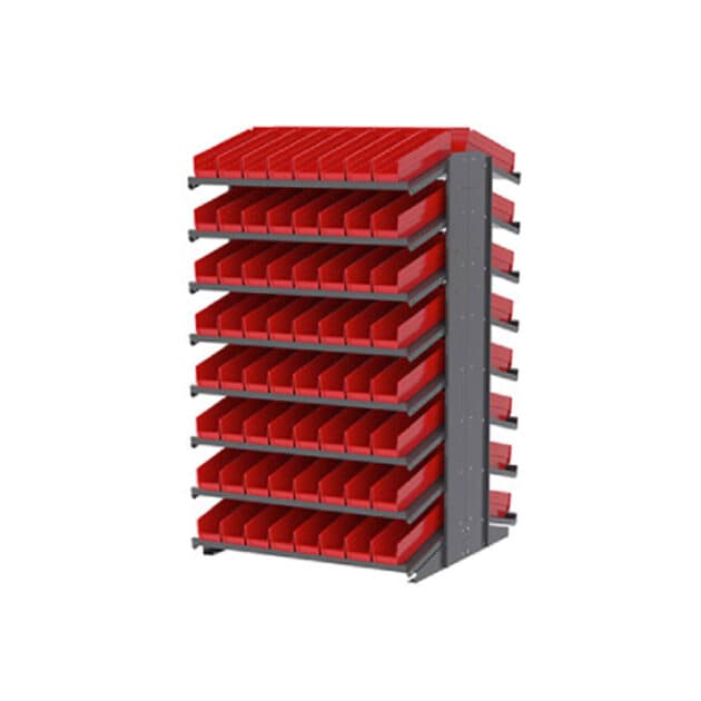 18″ Deep Angled Double Sided Shelves