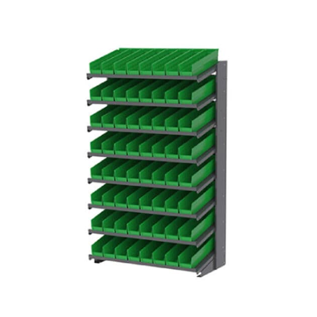 18″ Deep Angled Single Sided Shelves