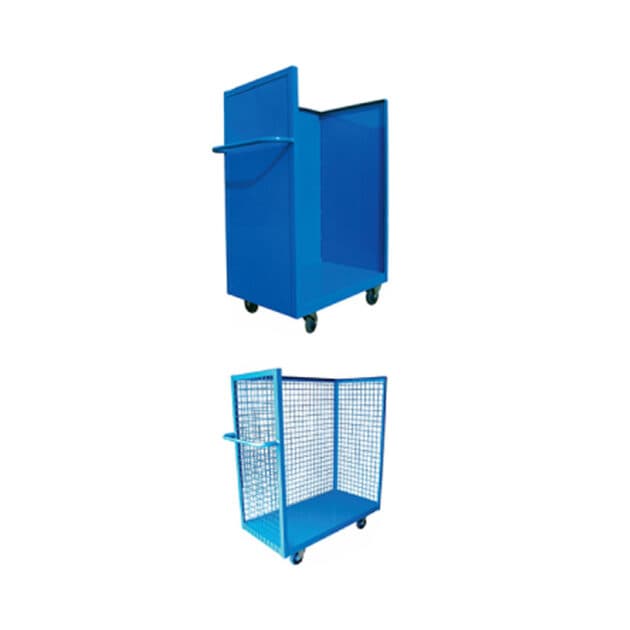 Three-sided Steel Or Mesh Box Cart