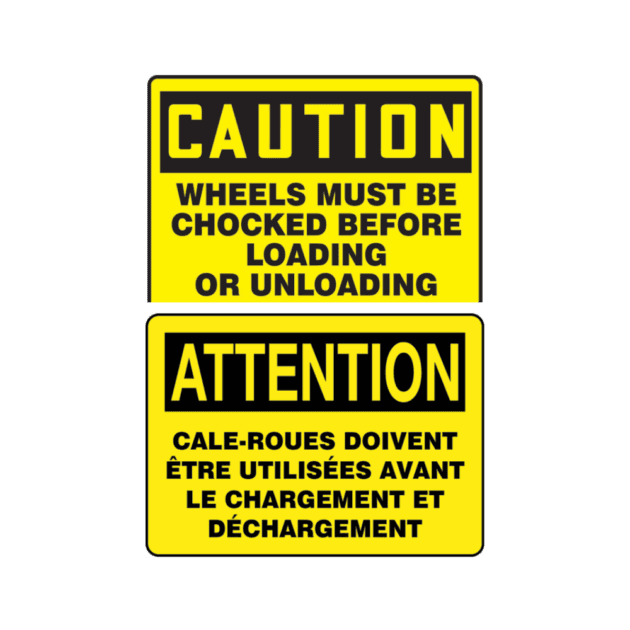 10″ X 14″ Caution Signs